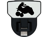 HD Universal Hitch Step; Fits 2 in. Receiver; Black; Quad; Single