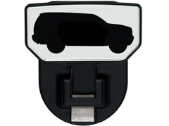 Carr HD Universal Hitch Step - Fits 2 in. Receiver - Black - SUV - Single