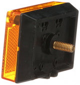Peterson Manufacturing Sqr Clr Mkr Lit Stud Mt Amb