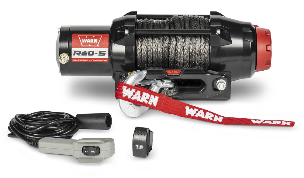 Warn R60-S Synthetic Rope Winch
