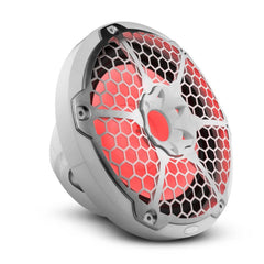 DS18 Nxl 12" White Marine Subwoofer with LED RGB Lights 350 Watts Rms Svc 4 Ohm
