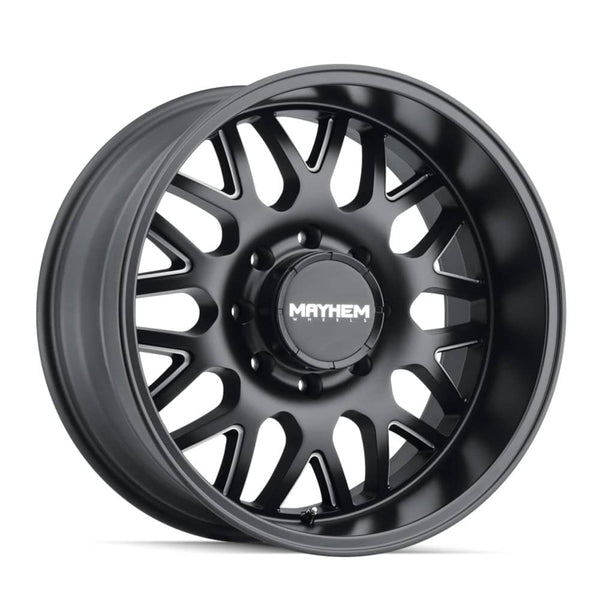 Mayhem 8110 Tripwire Gloss Black W/Milled Spokes 20X9 8-170 130.8 Center Bore +18MM