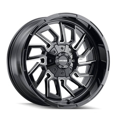 Mayhem 8111 Flywheel Gloss Black W/Milled Spokes 20X9 6-135/139.7 106 Center Bore +18MM
