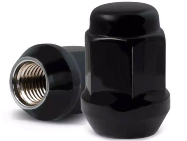 RHI Automotive Lug Nuts Black M12.5 Closed End - 1.38" L (20 lugs, 4 locks, 1 key)