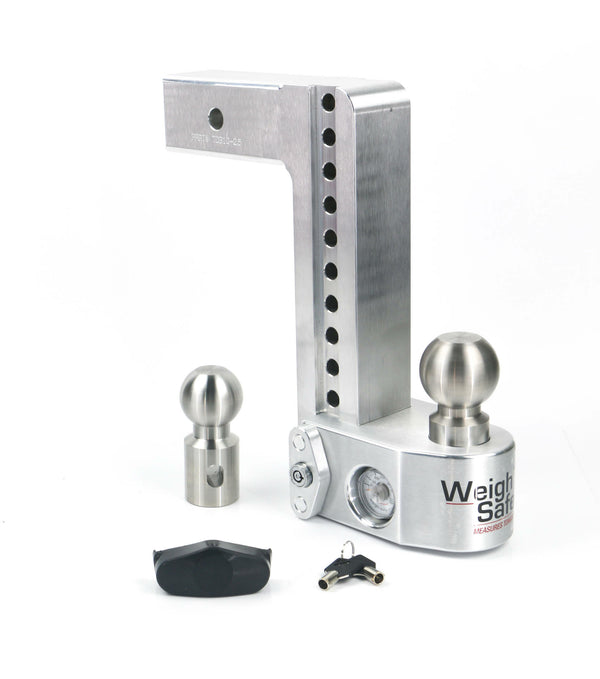 Weigh Safe 10" Drop Hitch, 2.5" Shank (8K/14.5K Gtwr) (WS10-2.5)
