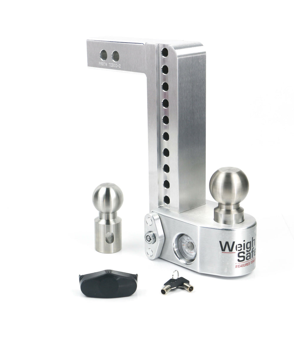 Weigh Safe 10" Drop Hitch (8K/10K Gtwr) (WS10-2)