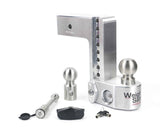 Weigh Safe 8In Drop Hitch With 3In Shank (10K/21K Gross Tongue Weight Rating) With Ws05 Keyed Alike