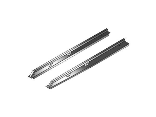 Westcan Silver Aluminum Rail Caps - 99-16 Super Duty 6'9" Box