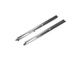 WESTCAN SILVER ALUMINUM RAIL CAPS ; DODGE RAM 09-18 1500/10-26 2500/3500 8'
