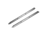 WESTCAN SILVER ALUMINUM RAIL CAPS ; 14-18 SILVERADO/SIERRA 1500/ 15-19 HD 8 FOOT BOX
