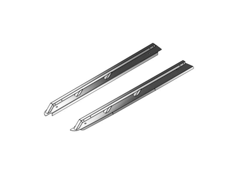 Westcan Silver Aluminum Rail Caps - 15-22 Colorado/Canyon 6 Foot Box