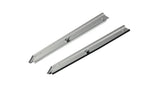 WESTCAN SILVER ALUMINUM RAIL CAPS ; 19-26 RAM 1500 5'7" BOX