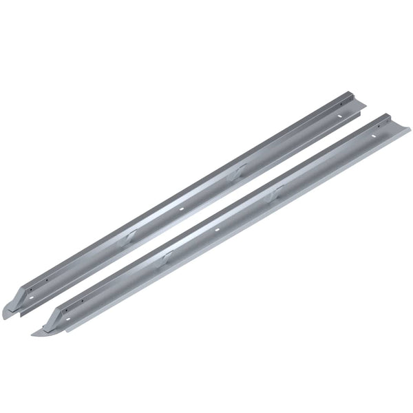 Westcan Silver Aluminum Rail Caps - 20-26 Sierra HD 8 Foot Box