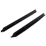 WESTCAN CARBON BLACK ALUMINUM RAIL CAPS ; 21-26 F150 8 FOOT BOX