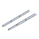 WESTCAN SILVER ALUMINUM RAIL CAPS ; 21-26 F150 8 FOOT BOX