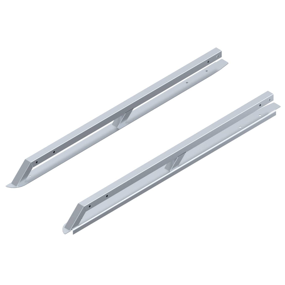 Westcan Silver Aluminum Rail Caps - 22-26 Tundra 5'6" Box