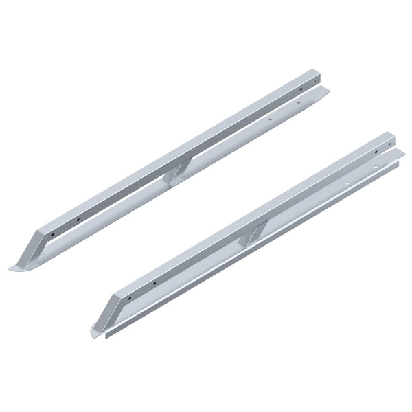 Westcan Silver Aluminum Rail Caps - 22-26 Tundra 5'6" Box