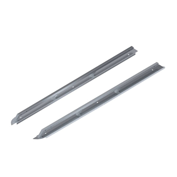 Westcan Silver Aluminum Rail Caps - 23-26 Super Duty 8 Foot Box
