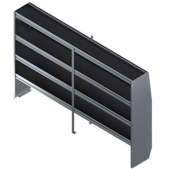 Westcan 4 Shelf Unit Standard 96"L 16-1/8"D 62"H