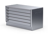 COMPACT 5 DRAWER UNIT 23-7/8"L 12-1/8"D 13-5/8"H