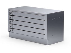 Westcan Compact 5 Drawer Unit 23-7/8"L 12-1/8"D 13-5/8"H