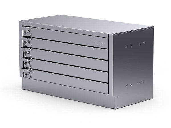 Westcan Compact 5 Drawer Unit 23-7/8"L 12-1/8"D 13-5/8"H