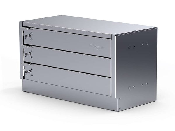Westcan Compact 3 Drawer Unit 23-7/8"L 12-1/8"D 13-5/8"H