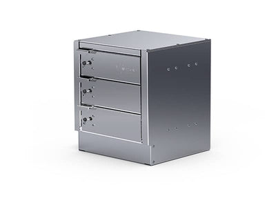 Westcan Compact 3 Drawer Unit 11-7/8"L 12-1/8"D 13-5/8"H