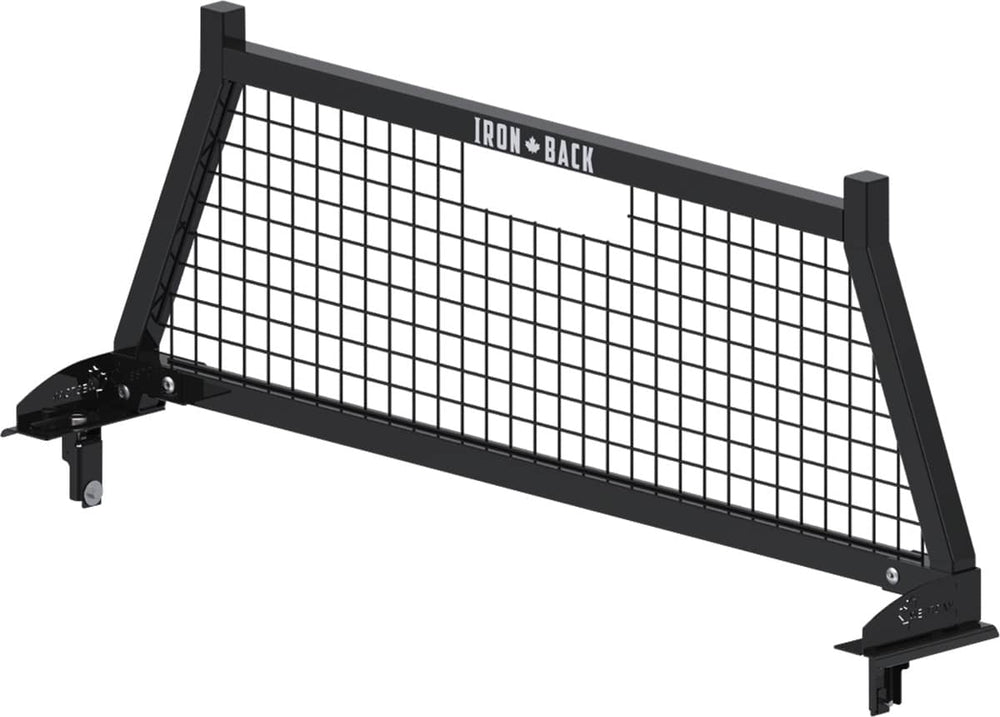 Westcan Black Steel Fleet Pro Mesh Cab Guard (INSTALL KIT SOLD SEPERATELY) | 15-26 F150/ 19-26 Silverado/Sierra 1500