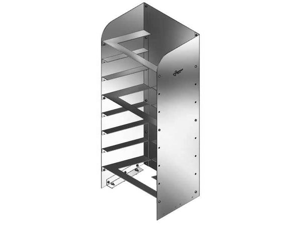 Westcan 8 Place Lopro Part Tote Holder 19-7/8"L 13-1/2"D 46"H