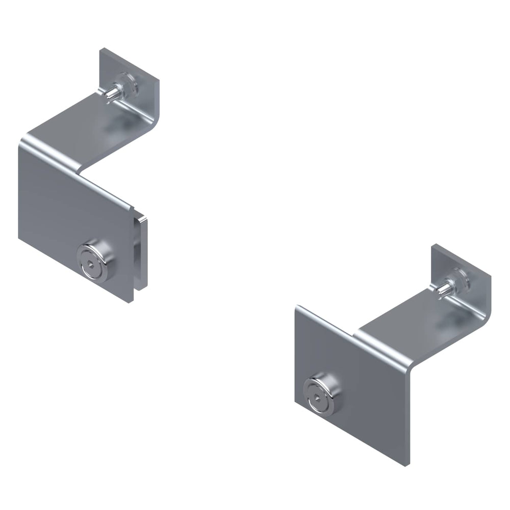 Westcan Silver Aluminum Hold Down Kit - 07-18 Silverado/Sierra 1500/ 07-19 Silverado/Sierra HD