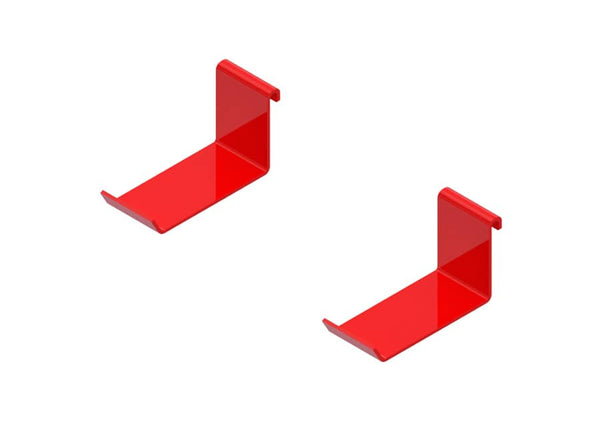 Westcan Shelf Mounted Ladder Hanger (PAIR)- Red