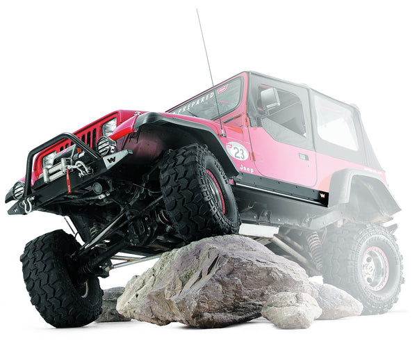 Warn Rock Sliders for 1997-2002 Jeep TJ