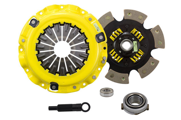Advanced Clutch ACT Ensemble d'embrayage Max Extreme à disque de course à moyeu amorti 6 patins (Z64-XXG6)