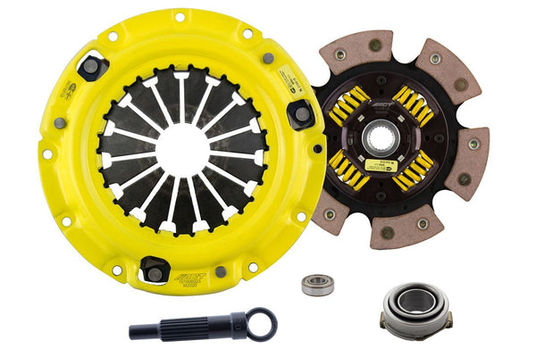 Advanced Clutch ACT Ensemble d'embrayage Heavy Duty à disque de course à moyeu amorti 6 patins (ZP2-HDG6)