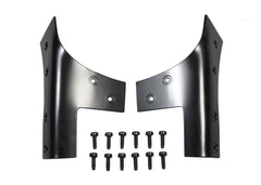 Rugged Ridge Windshield Hinge Bracketsblack Powder Coat Jeep Wrangler(JK)0716Pair