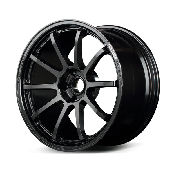 Gram Lights 57NR 18X9.5 +12 5x114.3 Glass Black Wheel