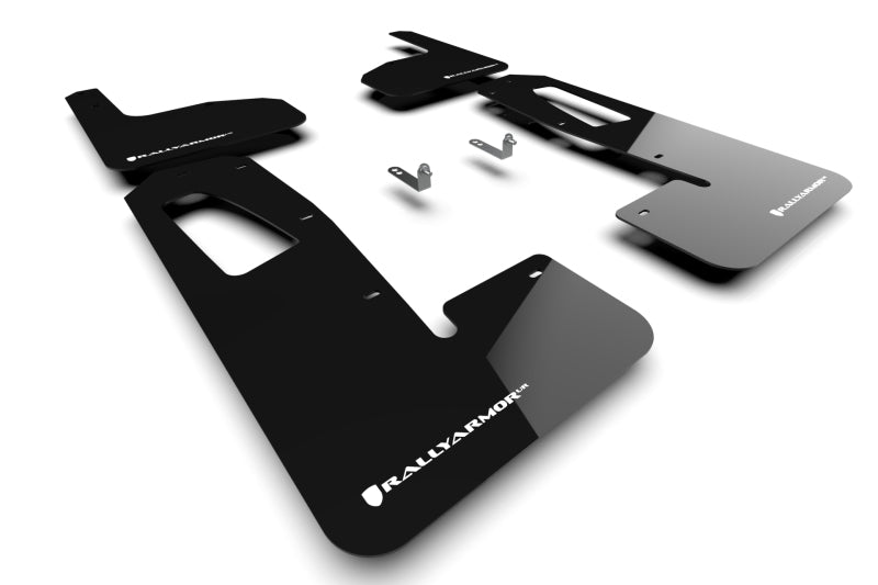 Rally Armor Garde-boue UR 22-25 Rivian R1T - noir avec logo blanc