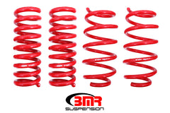 BMR Ressorts d'abaissement 08-19 Dodge Challenger abaissement de 1.25 po - jeu de 4 - rouge