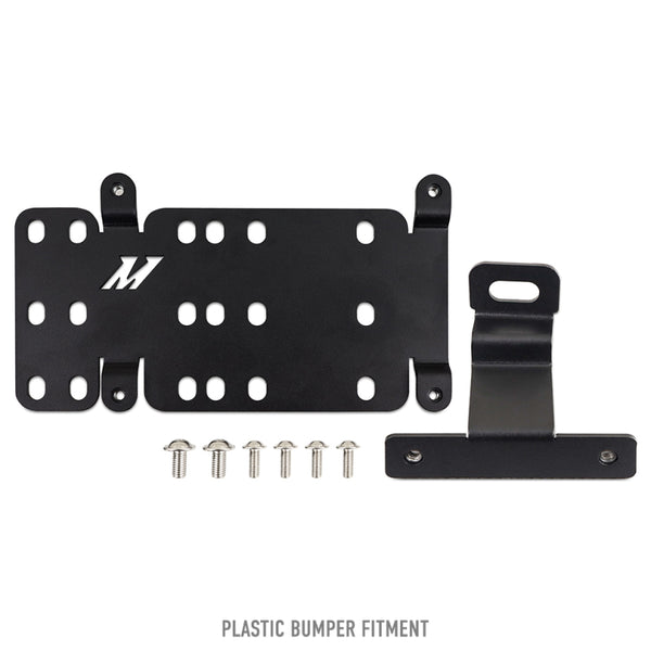 Mishimoto Relocalisation de plaque d'immatriculation pour pare-chocs en plastique 2021+ Ford Bronco