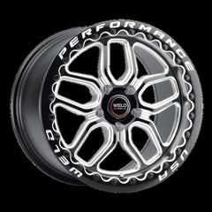 Weld Roue Laguna Bead Lock - 18x10 / 5x114.3 / ET45 / alésage 78.1 - noir brillant