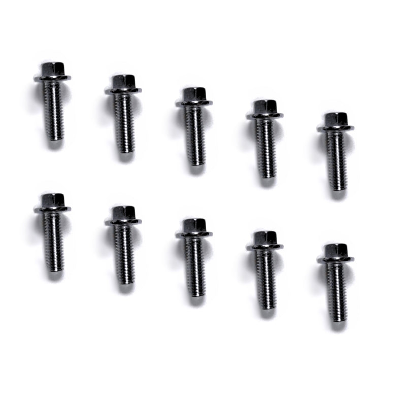 Kooks Ensemble de boulons de collecteur en inox GM Gen V quantité 10 - M8 - boulons 1.25 x 25mm