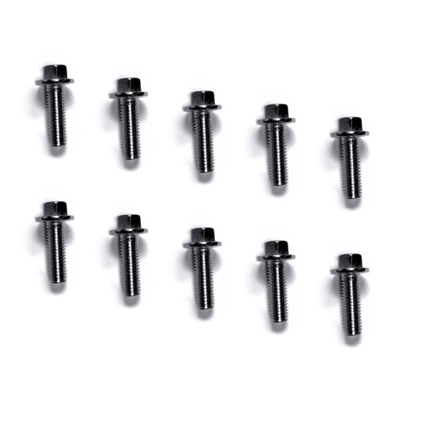 Kooks Ensemble de boulons de collecteur en inox GM Gen V quantité 10 - M8 - boulons 1.25 x 25mm
