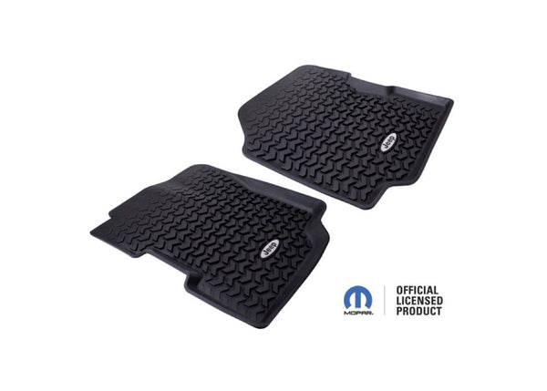 Rugged Ridge 7686 CJ7/8795 Wrangler (YJ) Front Pair All Terrain Floor Liner Mopar Licensed
