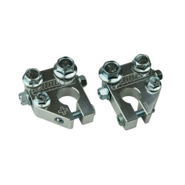 Moroso Ensemble de cosses de câble de batterie à sertir/souder pour fil 1GA, goujon de 1/2 po de diam. (paquet de 2)