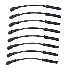 Moroso 99-13 GM LS/LQ 4.8/5.3/5.7/6.0/6.2L Ultra350 8mm Multi-Angle Boot Spark Plug Wire Set - Black