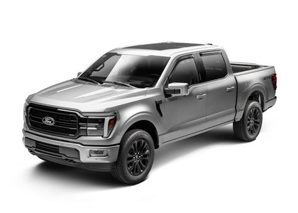 Auto Ventshade 2015+ F150/2017+ F250/350 Super Duty Supercrew 4Pc Outside Mount Ventvisor