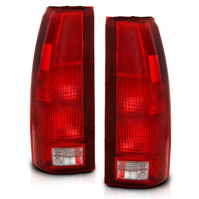 ANZO Feu arrière à lentille rouge/transparente 1988-1999 Chevy C1500 (remplacement d'origine)