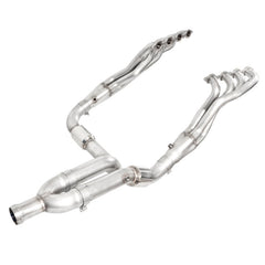 Stainless Works Collecteurs à tubes primaires de 1-7/8 po avec catalyseurs haut débit et tuyau en Y 2007-13 Chevy Silverado/GMC Sierra