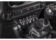 Rugged Ridge Etched Lower 5 Switch Panel Kit 1118 JK